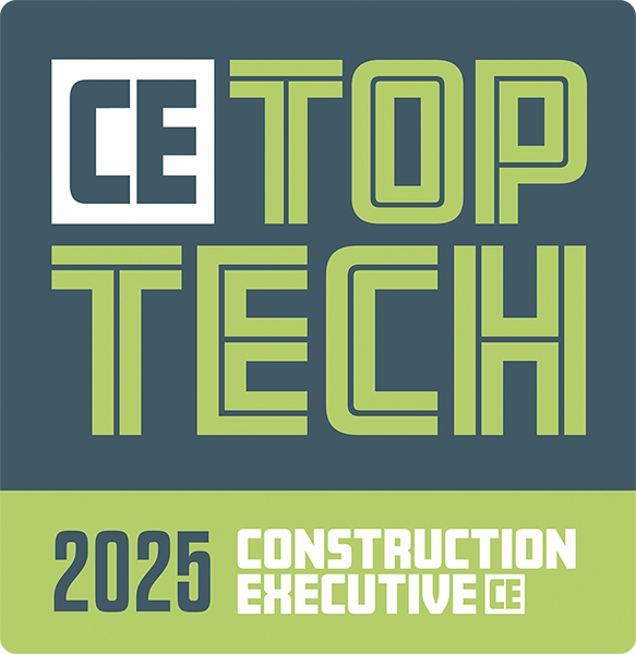 2025 Construction Executive CE Top Tech award badge